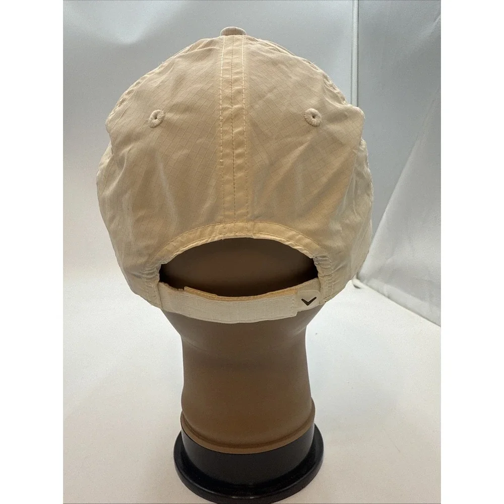 CAP HAT Callaway Perfomance Pro White Adjustable Golf‎ EMBOSSED SILVER WHITE